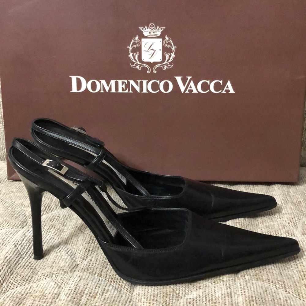 DOMENICO VACCA HIGH HEELS SHOES SIZE 40
